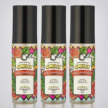 스멜리 섬유 탈취제 리얼 그레이프프룻, 60ml, 3개