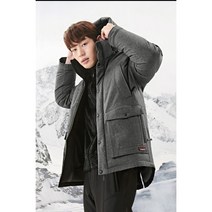 레드페이스 초특특가!!! 남성 80% 프리미엄 헤비다운 하프재킷 최상의 방풍력 멜란웜다운하프 재킷