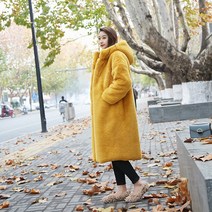 2023 NEW 여성캐시미어 100 코트 후드 캐시미어롱코트 양털코트 핸드메이드코트 명품 밍크코트
