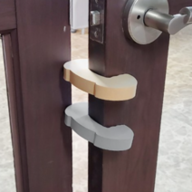 안전제일 문 닫힘 부상 소음 방지 도어쿠션 2개입 회색 브라운 택1 심플 충격방지패드 보호, 갈색(브라운) 2개입