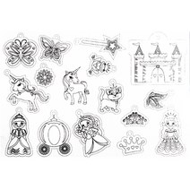 민화샵 쉬링크 마술종이 미술놀이 슈링클 만들기 16종, 나비나라공주 UDOPT0085