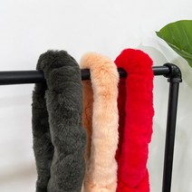 금강모피 렉스퍼 겨울 머플러 털 목도리 숏 쁘띠 (3color)