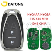 Datong 세계 자동차 원격 제어 키 쉐보레 크루즈 말리부 스파크 이퀴녹스 2016-2, 02 HYQ4EA 434MHz, 01 2