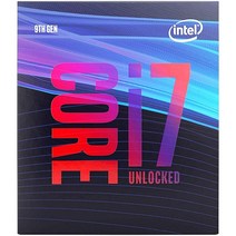 INTEL인텔 CPU Corei7-9700K INTEL300시리즈 Chipset메인 보드 대응 BX80684I79700K BOX국내 3년 보증[병, 1