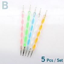 도장파는기계 도장파기 도자기 조각용 세라믹 점토 도구 세트 양면 모델링 키트 커팅 매트 및 볼 스타일러스 도트 포함 수제 조각, [02] B Indentation tools