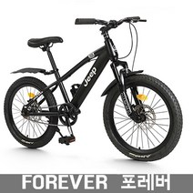 [포레버] 해왜구매대행 지프어린이 자전거 7단변속 20인치 22인치 일체형휠 주니어자전거 관세포함 [국내배송 착불], 일반휠7단변속, C블랙