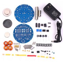 GoolRC 자기 부상 DIY 전자 키트 창조적 인 장식 장난감 회전 모듈 작은 용접 장비 미국 규제 150g, 1개