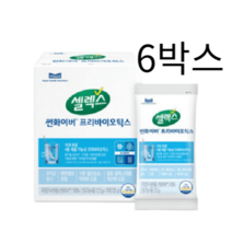 셀렉스 썬화이버 프리바이오틱스 스틱 6박스 12.5g x 총 60포 (60일분)