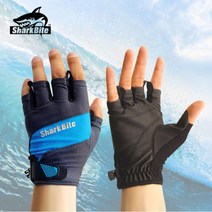 SharkBite 샤크바이트 5컷 낚시장갑 바다 민물 겸용 SGM4929E-BU, 색상:SGM4929E-BU / 사이즈:L