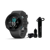 Wearable4U Garmin Swim 2 GPS Swimming Smartwatch Power Pack Bundle (Slate) 549