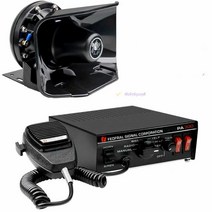 차량용 확성기 12V 24V 옥외 야외 홍보 방송 렉카, 300W24V+메가폰+블랙 혼 스피커 스피커