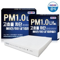 PM1.0 나노원단 자동차 에어컨 필터 모하비 전용 A106, 1개입, 모하비 A106