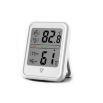 와이즈핏 백라이트 온습도계, 단일, 4개