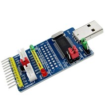 케이블 커넥터 CH341A USB to SPI I2C IIC UART TTL ISP 직렬 어댑터 모듈 브러시 디버깅 RS232 RS485 용, 한개옵션0
