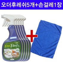 Ultra 오더후레쉬플러스 735ml 5개+손걸레 40*40 1장, 1개