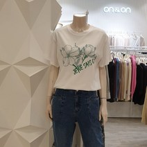 온앤온 온앤온 플라워프린팅티셔츠JW2ME421