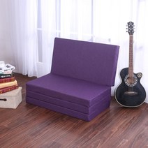 접이식매트리스 싱글 1인용 4단 침대 자취 토퍼 원룸 바닥 매트 수면 메모리폼, F