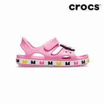크록스 [크록스] 아동 펀랩 디즈니 미니마우스 샌들 핑크 206170-669