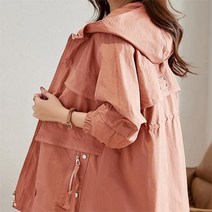 패션시그널 후드 사이드 지퍼포켓 사파리 야상 자켓