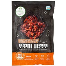 쭈꾸미 사령부 불타는 매운맛 (냉동), 600g, 5개