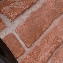 MDF7906 STONES-104 에어프리 시트지 샤론스톤파벽돌 레드 L 시트지/에어프리/셀프시공/인테리어