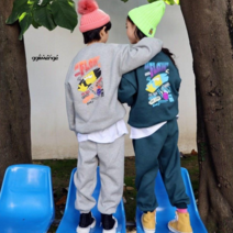 겨울 아동 주니어 유아 키즈 초등학생 남아 여아 기모 맨투맨 티셔츠 조거 바지 상하세트 5~21호까지 남매룩 형제룩 쌍둥이룩 등원룩 스쿨룩 커플룩 츄리닝 트레이닝 상하복 세트