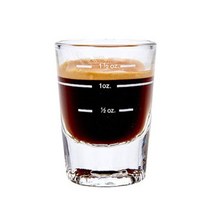 카페 바리스타용품 커피 샷잔 3라인 글라스잔 1.5oz