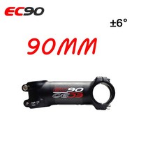 카본 스템 마운트 EC90 자전거 6/17 도 로드 바이크 31.8mm 60/70/80/90/100/110/120mm 핸들 바 알루미늄 사이클링 부품, [11] 6 degrees-90mm