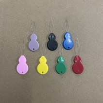 바늘 실 실기 스티치 삽입 도구 재봉틀용 플라스틱 와이어 루프 세공 바느질 도구 6 개, Mixed color