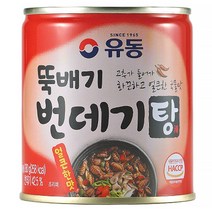 유동 뚝배기 번데기탕 얼큰한맛 통조림 280g, 2개