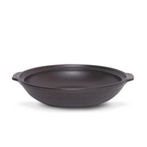경산세라믹 전골판 뚝배기, 자연유, 대, 1개