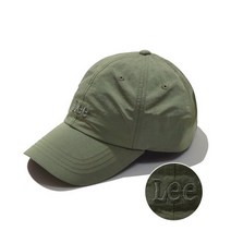LEE 트위치로고 나일론 볼캡 카키