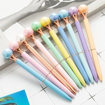 [신혼일기] 왕진주 보석 큐빅 다이아몬드 보석펜 판촉물 각인 답례품, 파랑