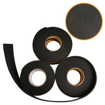 폭 50mm 검정색 EVA 스펀지 테이프 쿠션 소음 방지 접착 완충 테잎, 두께10mm
