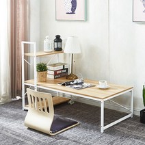 철제 ㄱ자h형 베이직1200 사무실 책상 이케아 재택근무 조립식 중학생 철재 선반 DIY