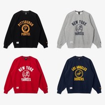 뉴에라 공식스토어 뉴에라 남여공용(MLB 빈티지 칼리지 오버핏 맨투맨) 4종 모음