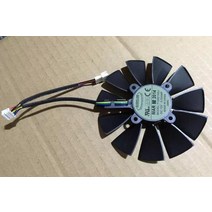 새로운 오리지널 GTX780/780TI R9280/290/280X/290X T129215SU 12V 0.5AMP 그래픽 카드 듀얼 팬, 03 Straight fan leaf