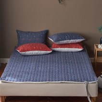 잇츠룸 빨아쓰는 온수매트커버/전기매트커버, 스틱_네이비