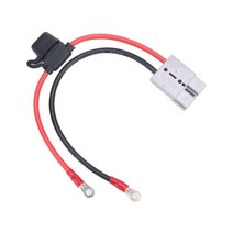전기차충전기 50amp 플러그 리드 러그 m8 터미널 배터리 커넥터 케이블 방수 전원 공급 장치, 1개