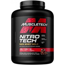 유청 단백질 파우더 | 머슬테크 Nitro-Tech 골드 분리 스무디 믹스 여성 및 남성용 초콜릿 0.9kg 2파운드 28회분 - 패키지는 다양합니다, 5파운드(1팩), 바닐라