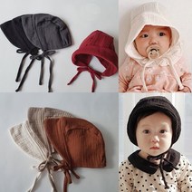 쁘띠드엔 네이처 아기보넷 유아모자