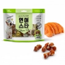 노령견 치아건강 간식 연어 연골 말랑껌 영양 육포 선물용 고급 져키 보상 칭찬용, 1개