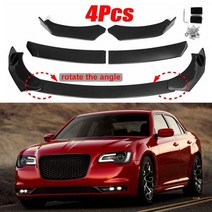 4pcs 자동차 앞 범퍼 립 디퓨저 턱 바디 키트 스포일러 스플리터 audi a3 a4 a5 a6 a7 a7 a8 q3 q5 q7 rs5 rs6 rs7 s3 s4 tt