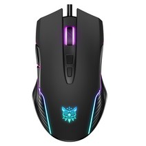 스타크래프트마우스 서든어택 버티컬 손목보호 RGB 백라이트 게임용 마우스 6단 조정 6400 dpi usb 유선 핑크 걸 게임 전용 마우스 노트북 컴퓨터 게이머용 81, 협동사, CW905 블랙
