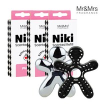 [AK PLAZA] [미스터앤미세스] 차량용 방향제 니키 리필, 오리엔탈 012002, 페퍼민트, 옵션선택