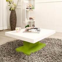 예작 스윗 하이그로시 도장 600 다용도 좌탁 거실테이블 RC27, 옐로우