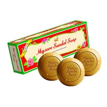 Mysore 마이소르 샌달우드 솝 150g 3팩 Mysore Sandal Soap 150g (Pack of 3)