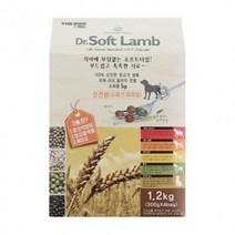 더독 강아지 애견 사료 닥터소프트 양고기 1.2kg 545835EA, 본상품선택