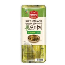 CJ더마켓 반찬 재료 집밥 가정식 탑티어 하선정 통오이지 무절임 쌈무 절임 장아찌 300G, 1개