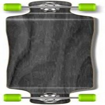 Yocaher BlankChecker Complete Lowrider 스케이트보드 Longboard Cruiser Black Widow Premium 80A 그립 테이프 알루미늄, 완료 - 로우라이더 - 03 -